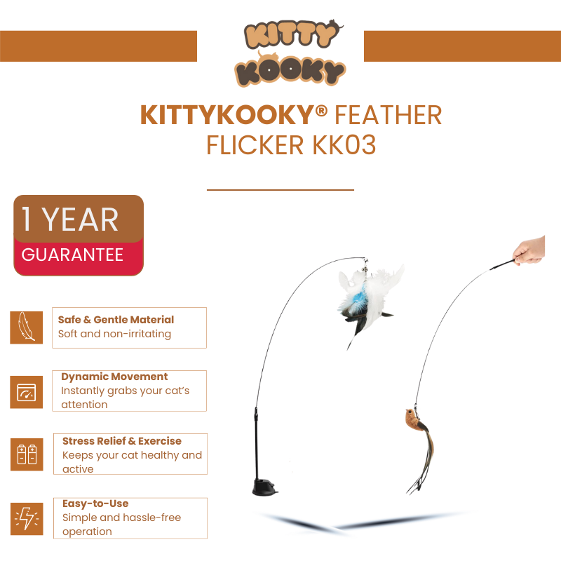 KittyKooky® Feather Flicker KK03