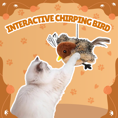 Interactive Chirping Bird Cat Toy