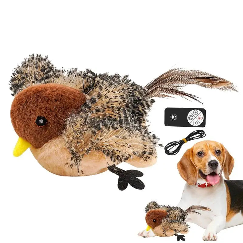 Interactive Chirping Bird Cat Toy