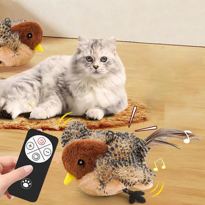 Interactive Chirping Bird Cat Toy