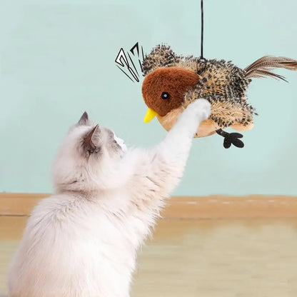 Interactive Chirping Bird Cat Toy