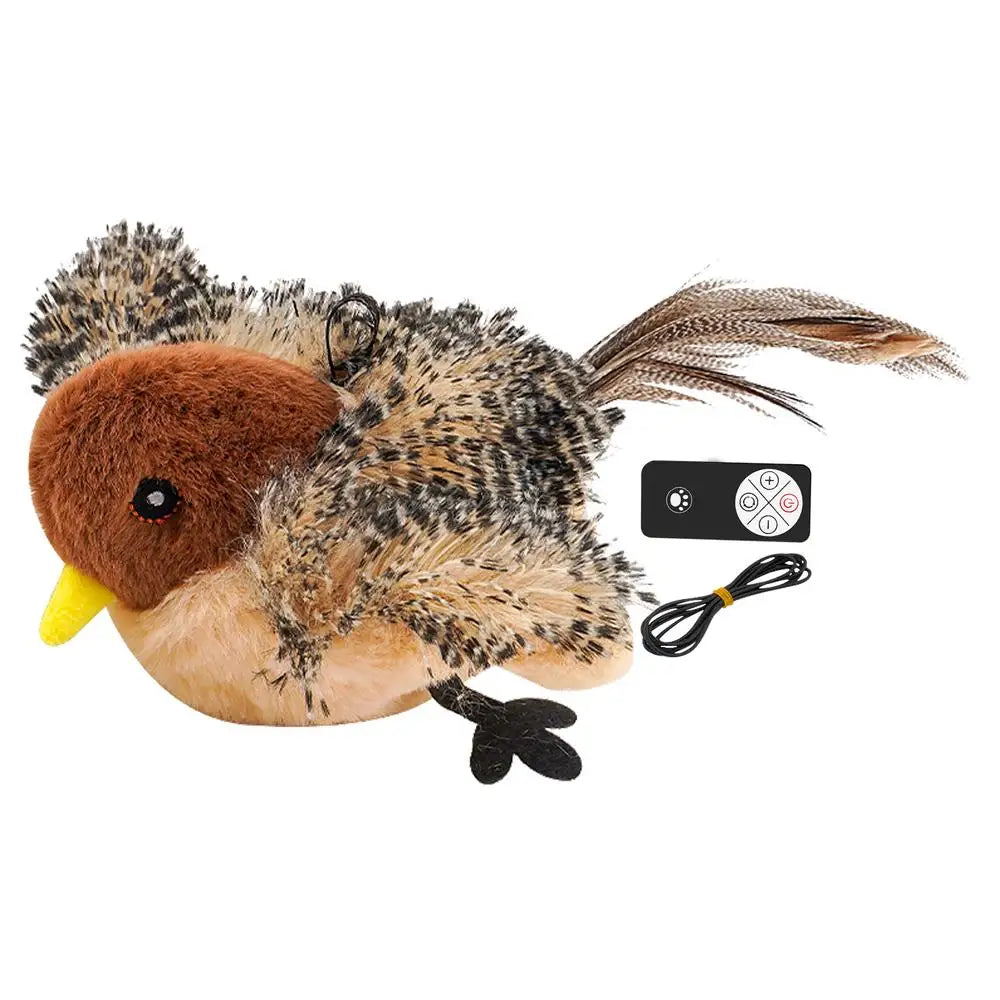 Interactive Chirping Bird Cat Toy