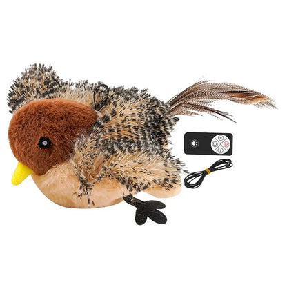 Interactive Chirping Bird Cat Toy